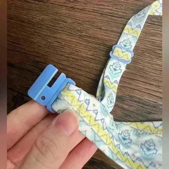 Change Women’s Blue Yellow Boho Bikini Beach Coastal Cute Swimsuit Top 32 - Picture 3 of 13